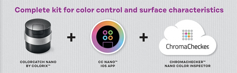 Пакет ChromaChecker Nano для измерения цвета и текстуры  поверхности